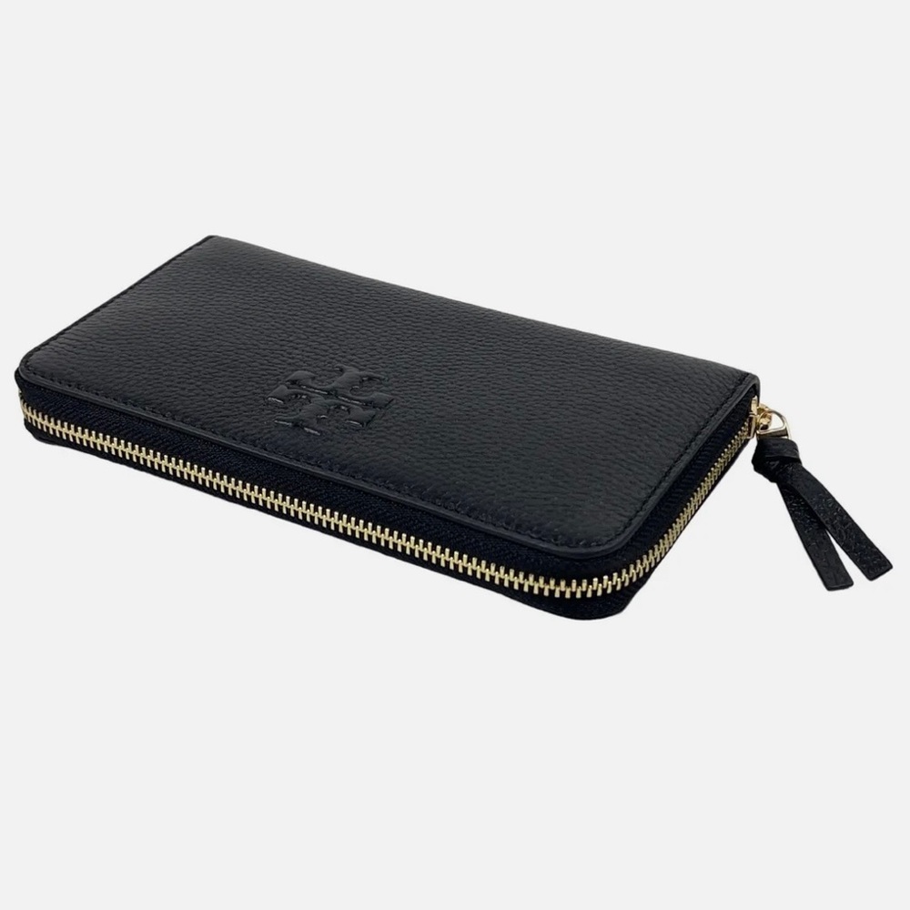 Black Tory Burch Thea Zip Continental Wallet